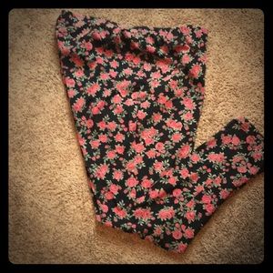 Floral leggings